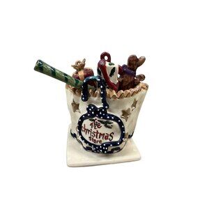 VTG Blue Sky Clayworks 2001 Heather Goldminc Christmas Store Figurine gift